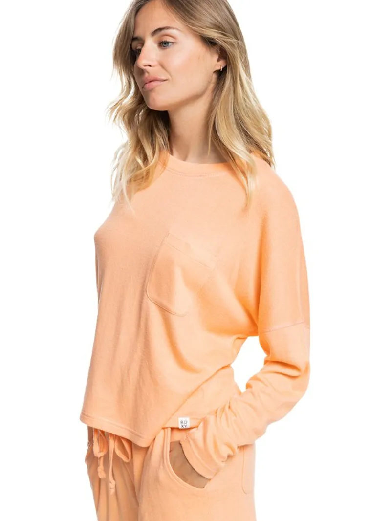 Roxy Just Perfection Crew in Cantaloupe-5